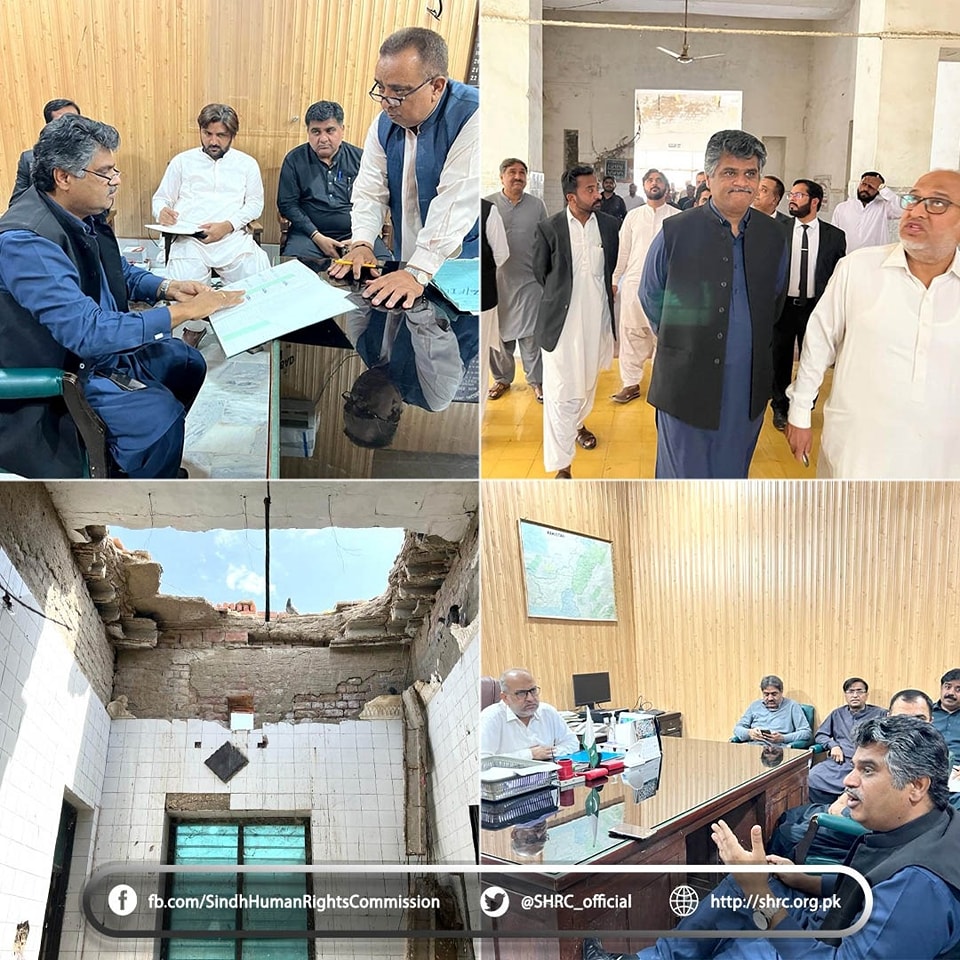 Chairperson (SHRC) visited Civil Hospital Jacobabad