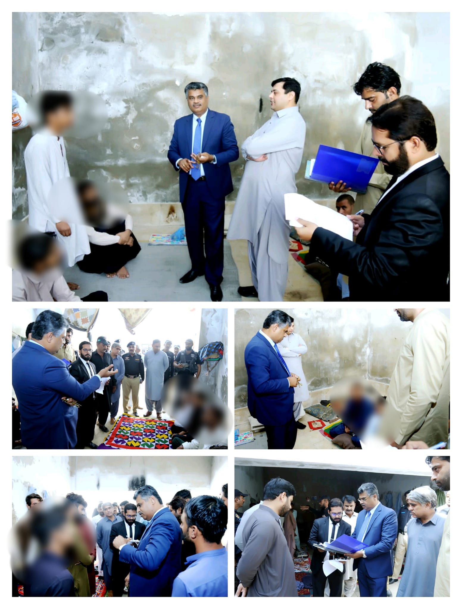 Chairperson (SHRC) Visit Judicial Lockup in Kamber Shahdadkot