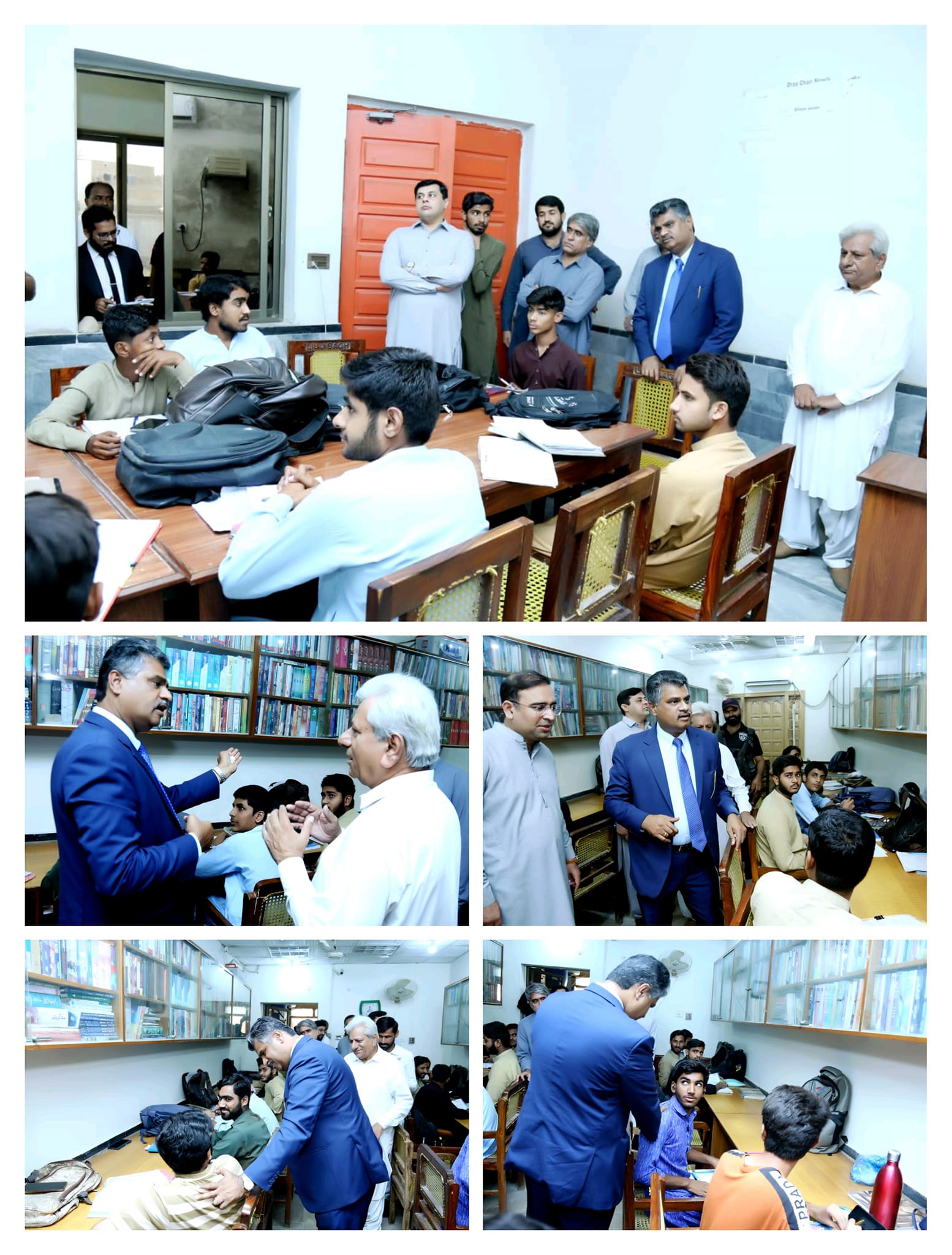 Chairperson (SHRC) Visits Libraries in Kamber Shahdadkot