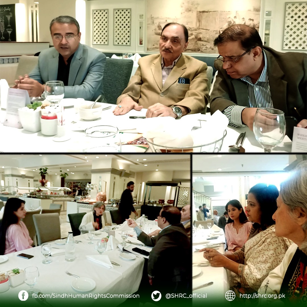 M. Aslam Shaikh, MJ-II (SHRC) and Barrister Rida Tahir, Legal Consultant at SHRC participated in the meeting organized by the Aurat Foundation.