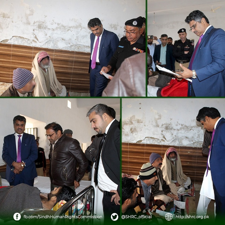 Oversight Visit to District Prison & C.F. Larkana by SHRC Chairperson.