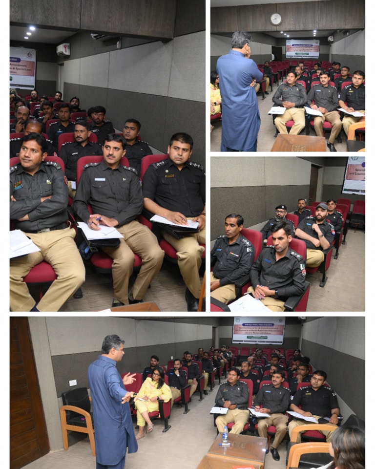 The Sindh Human Rights Commission, in collaboration with the Training Branch of the Sindh Police, organized a two-day training program for Police Inspectors in Law and Investigation. 