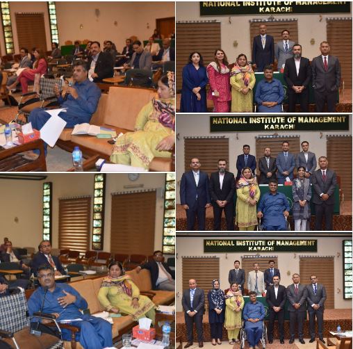 Chairperson (SHRC) participated in 38th Mid-Career Management Course at the National Institute of Management - NIM Karachi.