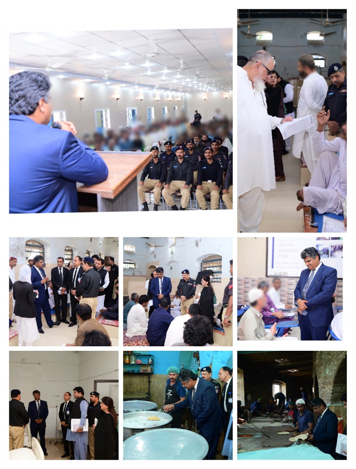 Chairperson and Member (SHRC) visited Central Jail, Hyderabad.