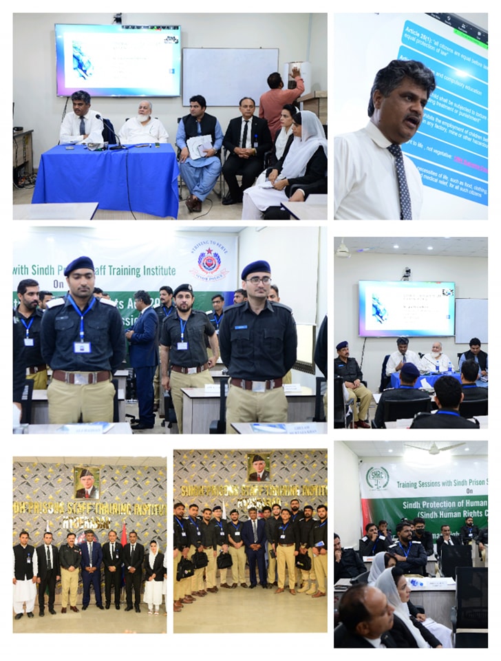 The Chairperson & Member SHRC visited the Sindh Prison Staff Training Institute located in Central Jail, Hyderabad.