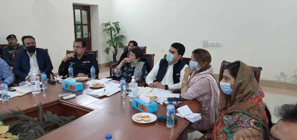 Chairperson SHRC visited District Dadu