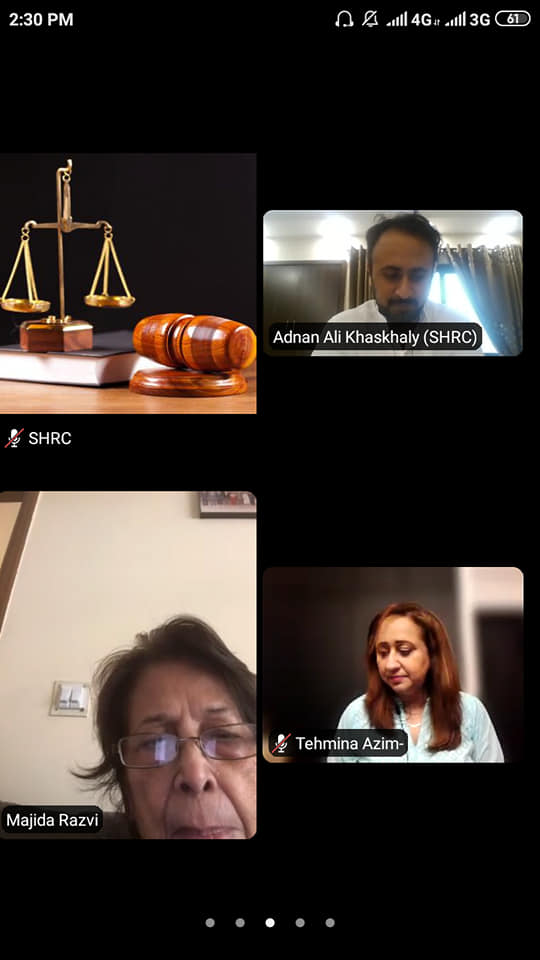 Zoom Meeting of the Sub Committees of SHRC