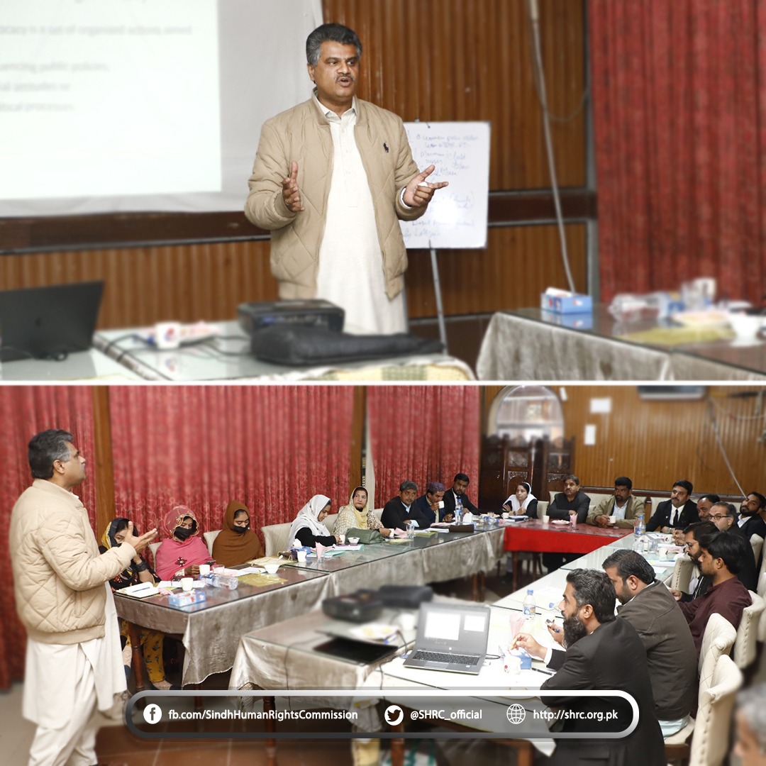 One-Day Training on Capacity Building of Human Rights Defenders Concludes in Jacobabad.