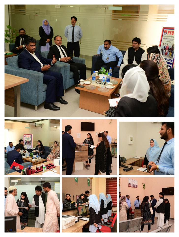 Chairperson (SHRC) visited the Female Facilitation Center in Hyderabad.