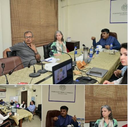 The Sindh Human Rights Commission hosted Ms. Kristine Drew, Head of Workplace Programs at Accord International