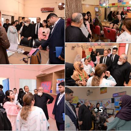 Justice (R) Arshad Noor Khan, Member Judicial-I of the (SHRC), paid a visit to the Women's Jail in Karachi.