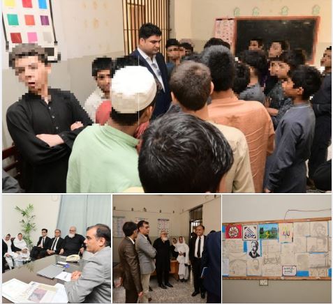 Justice (Retired) Arshad Noor Khan, Member Judicial-I of the Sindh Human Rights Commission, conducted a visit to the Remand House in Karachi. 