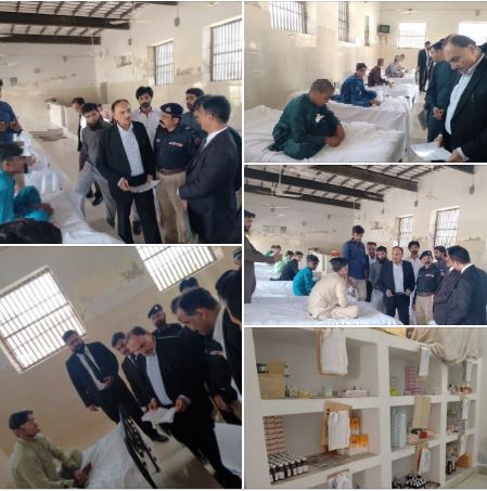 M. Aslam Shaikh, Member Judicial-II of the Sindh Human Rights Commission, visited the Juvenile Jail in Hyderabad.