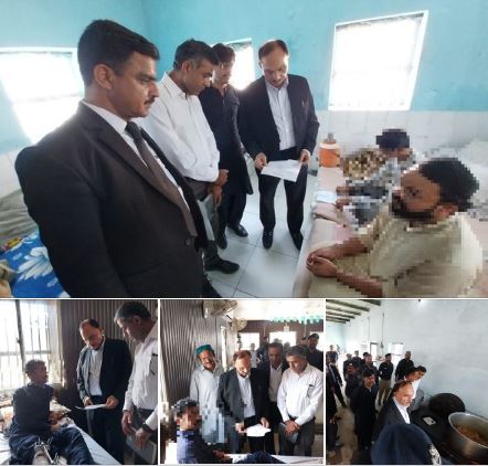 M. Aslam Shaikh, Member Judicial-II of the Sindh Human Rights Commission, visited the NARA Jail in Hyderabad