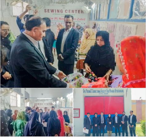 M. Aslam Shaikh, Member Judicial-II of the Sindh Human Rights Commission, visited Women Jail in Hyderabad. 