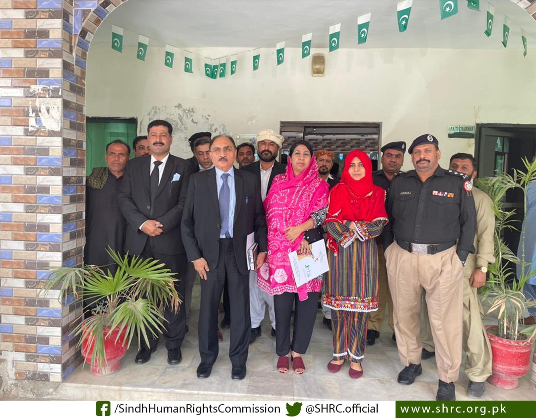 SHRC conducted Khuli Kachahri in the office of the DC Kashmore