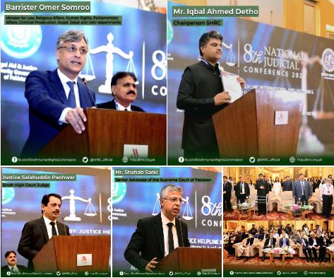 Chairperson (SHRC) attended National Judicial Conference 2023 organized by the Justice Helpline International and Legal Aid & Justice Authority (LAJA) Government of Pakistan