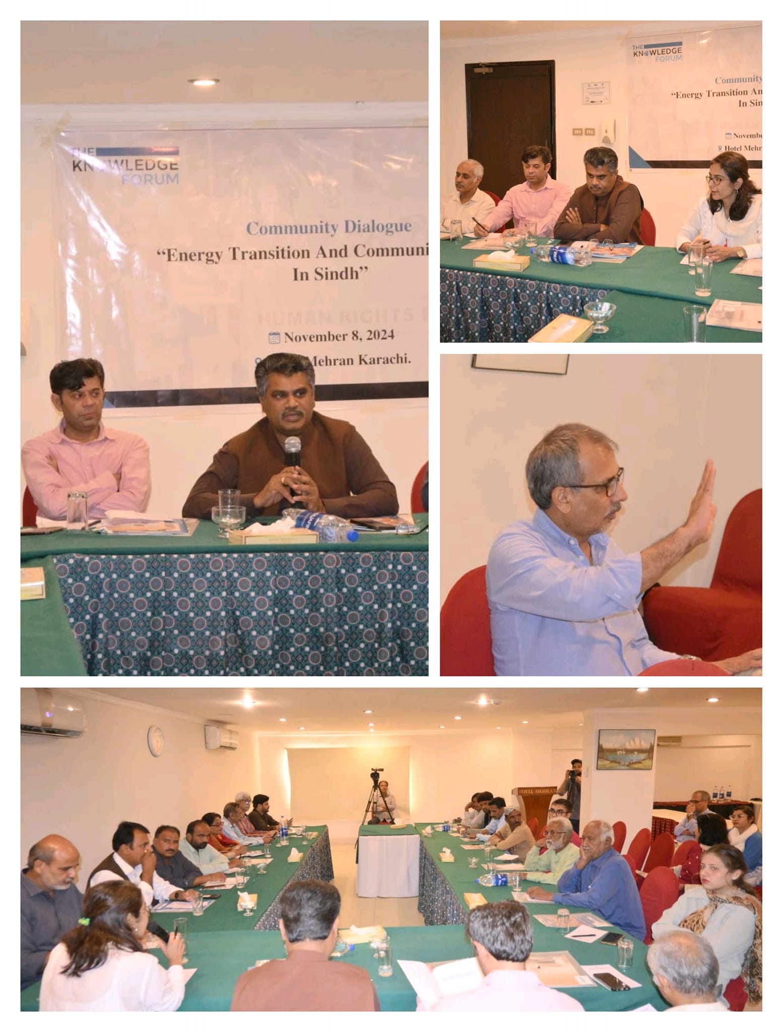 Chairperson (SHRC) was the keynote speaker at the Sindh Energy Transition Dialogue.