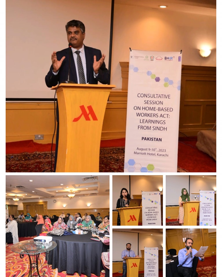 Two Days Consultation on Sindh Home-Based Workers Act 2018