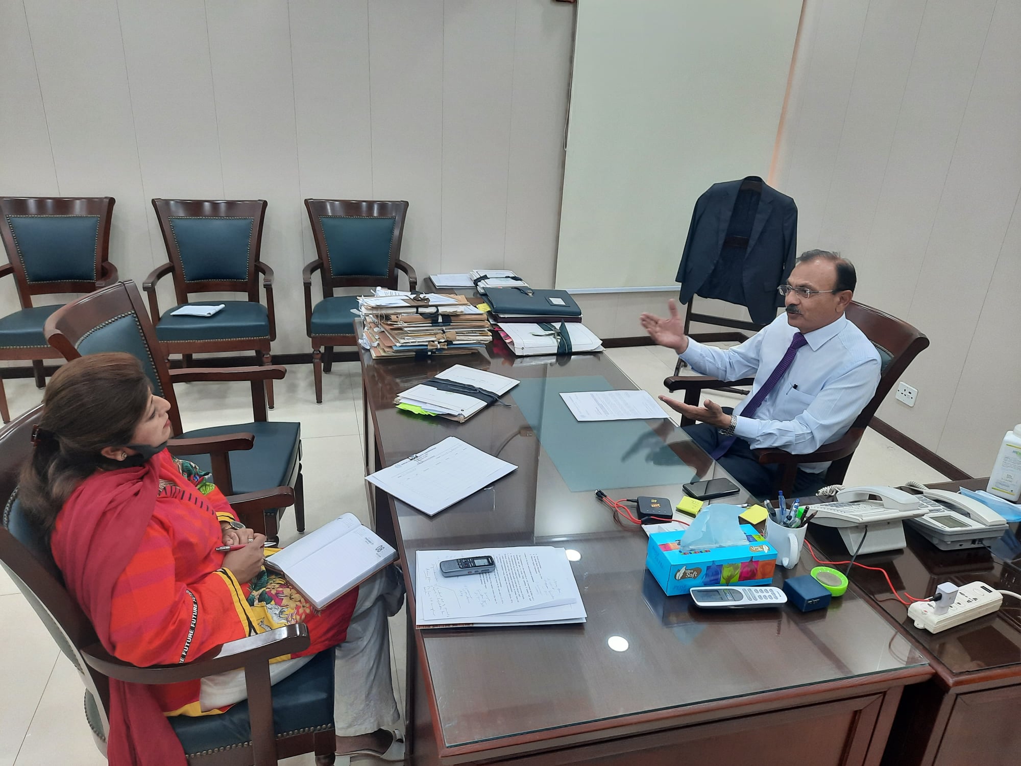 Orientation Meeting with Senior Member, Board of Revenue, Mr. Qazi Shahid Pervaiz