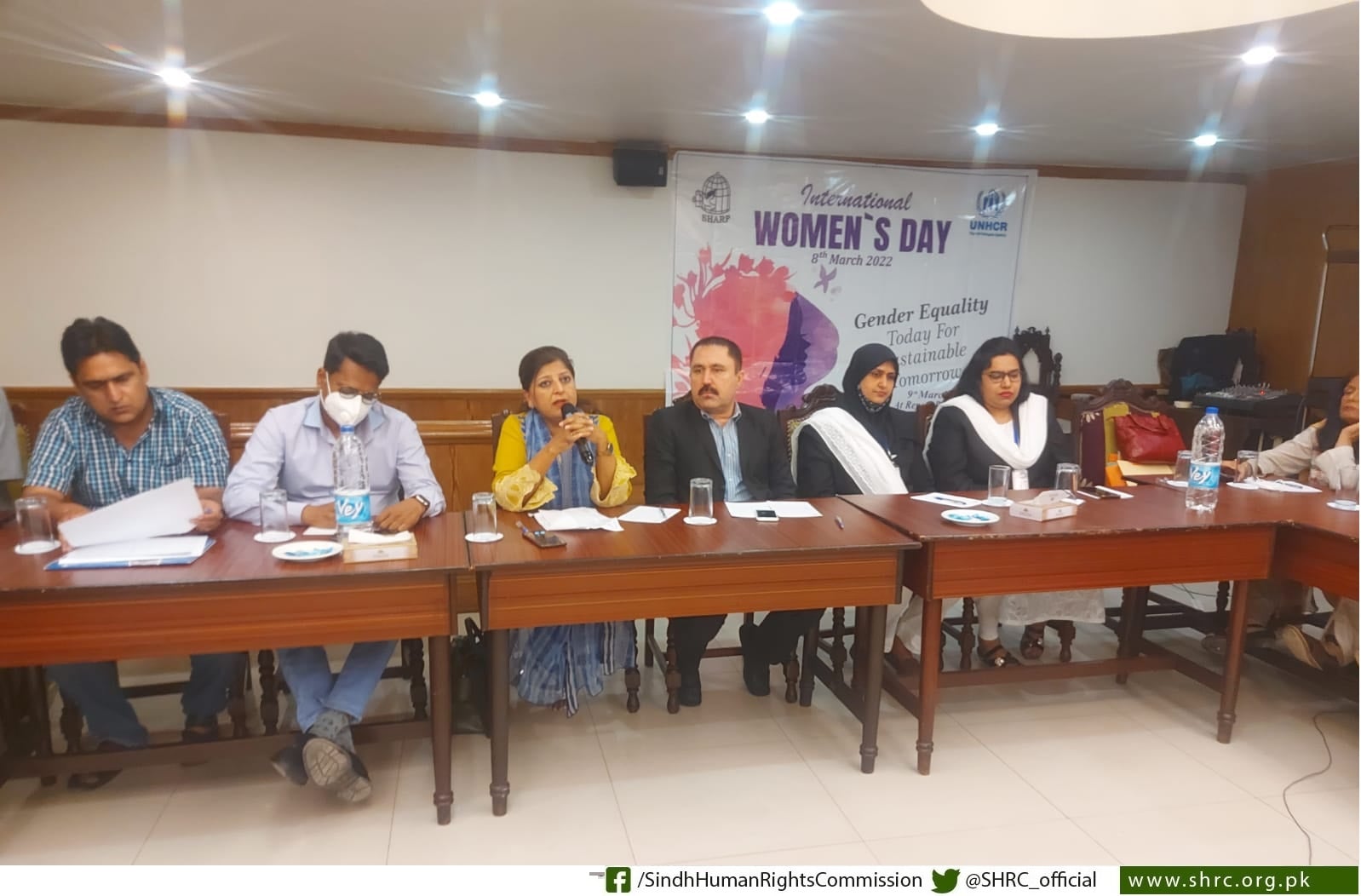 Ms. Fareeda Tahir, P.R.O, SHRC attended a SHARP NGO seminar on "Gender Equality and Women Protection Laws in Pakistan"