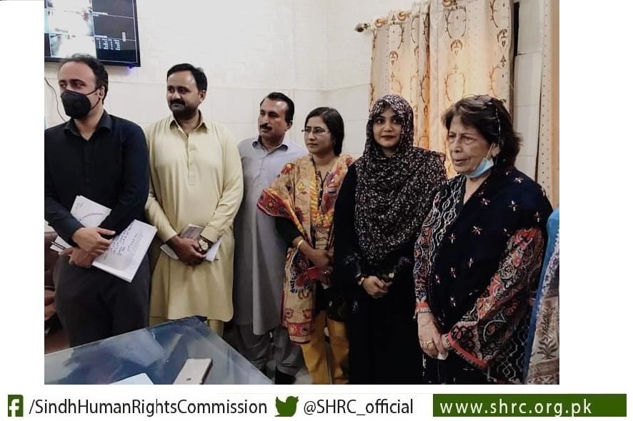 Justice (R) Majida Razvi, Chairperson, SHRC visited Dar ul Aman Hyderabad.