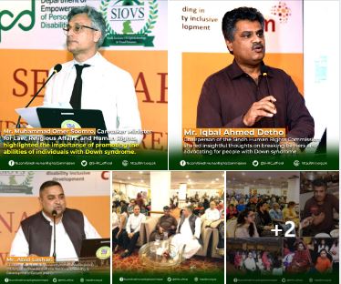 Chairperson (SHRC) attended Session on Awareness of Down Syndrome to showcase their abilities