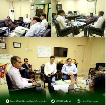 Chairperson (SHRC) had a meeting with Director General of the Sindh Child Protection Authority