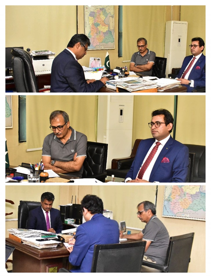 Chairperson SHRC meeting with The Friedrich-Ebert-Stiftung, Pakistan (FES) Program Advisor, Mr. Abdullah Dayo