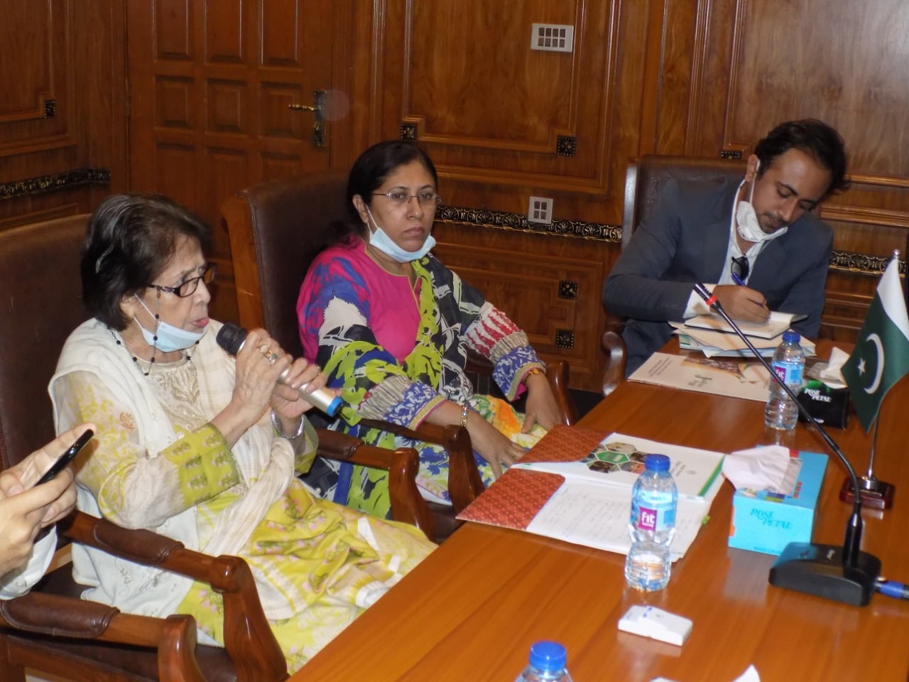 Chairperson, SHRC chaired a meeting at DC Office Ghotki