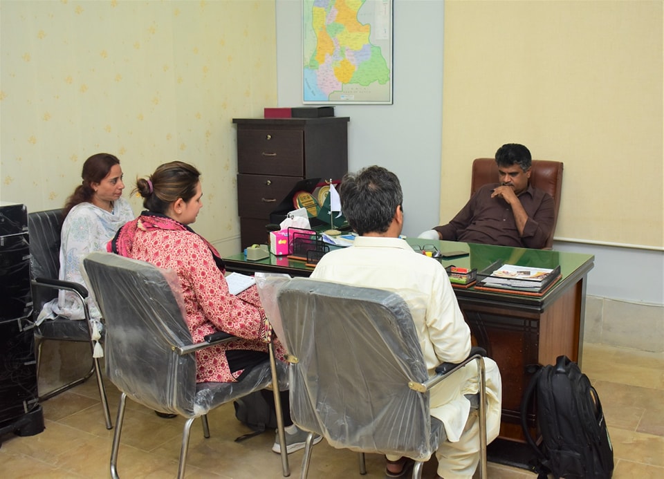 Chairperson (SHRC) Mr. Iqbal Ahmed Detho held a meeting with UN-Women delegation