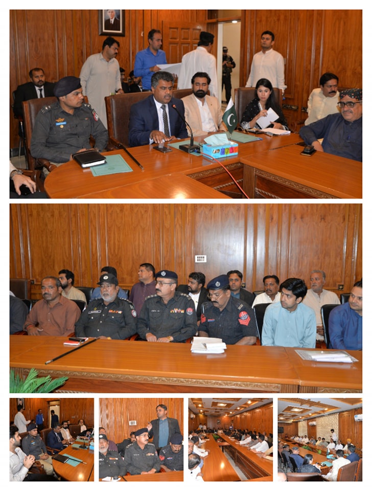 Chairperson SHRC Leads Multilateral Meeting Addressing Key Government Departments and Hindu Community Representatives in District Ghotki