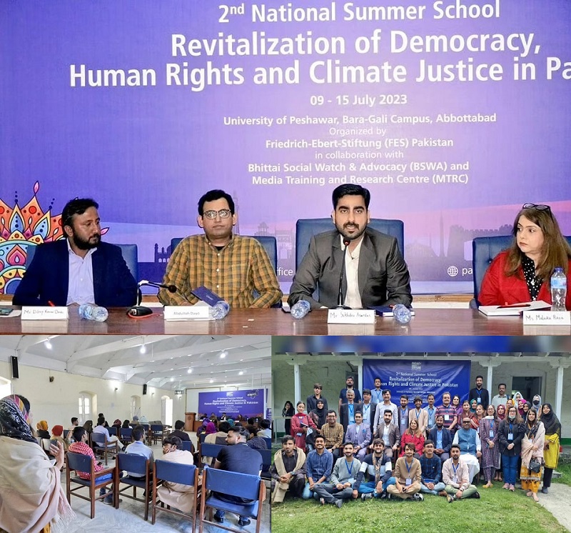 Member (SHRC) Mr. Sukhdev Assardas Hemnani delivered talk at FES, Pakistan 2nd National Summer School 