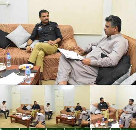 The Chairperson of the SHRC had a meeting with SSP Sukkur at the SHRC Regional Office in Sukkur.