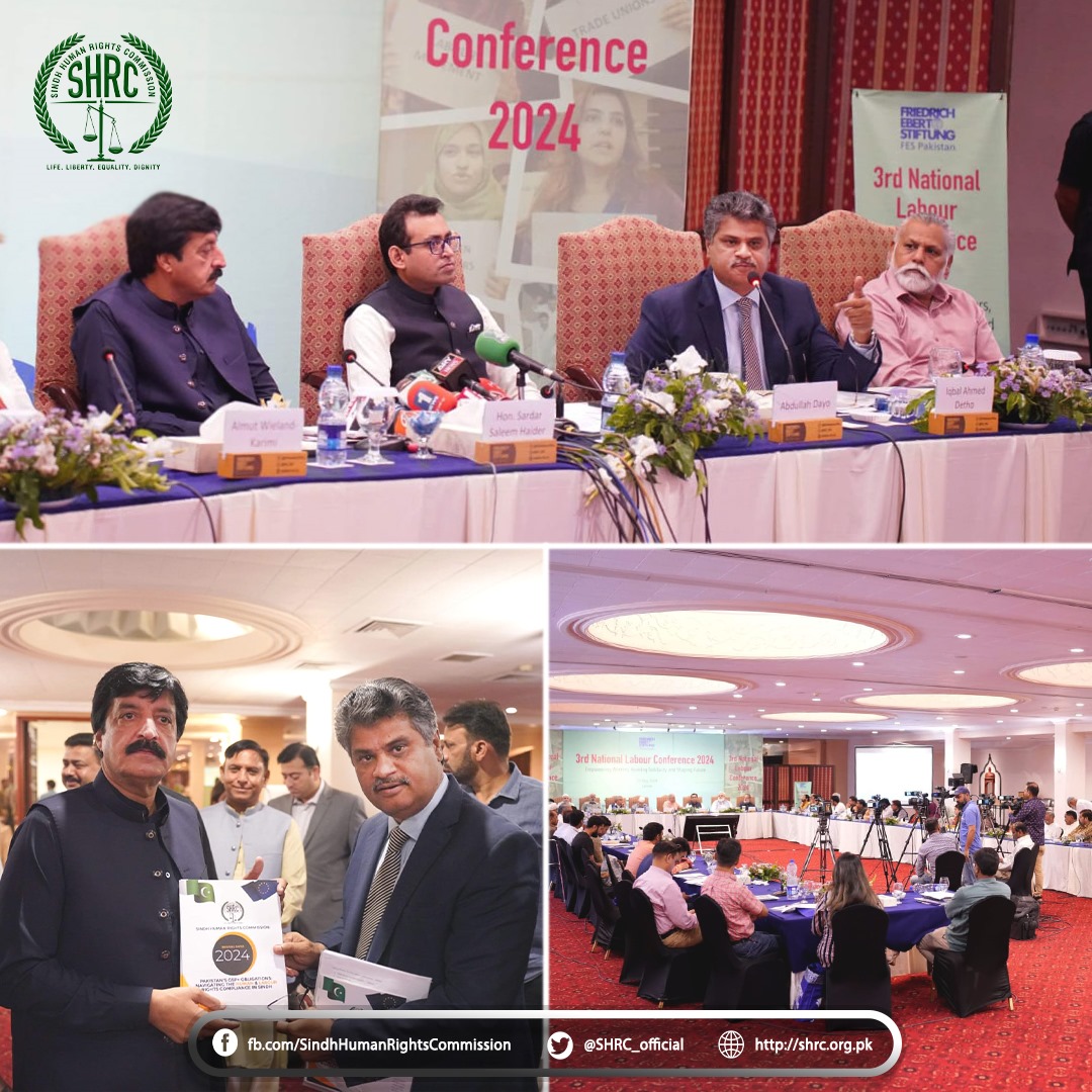The 3rd National Labour Conference 2024, organized by Friedrich-Ebert-Stiftung, Pakistan