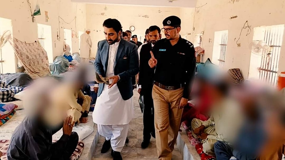 Sukhdev Hemnani (Member-SHRC) visited Central Prison & Correctional Facility Khairpur.
