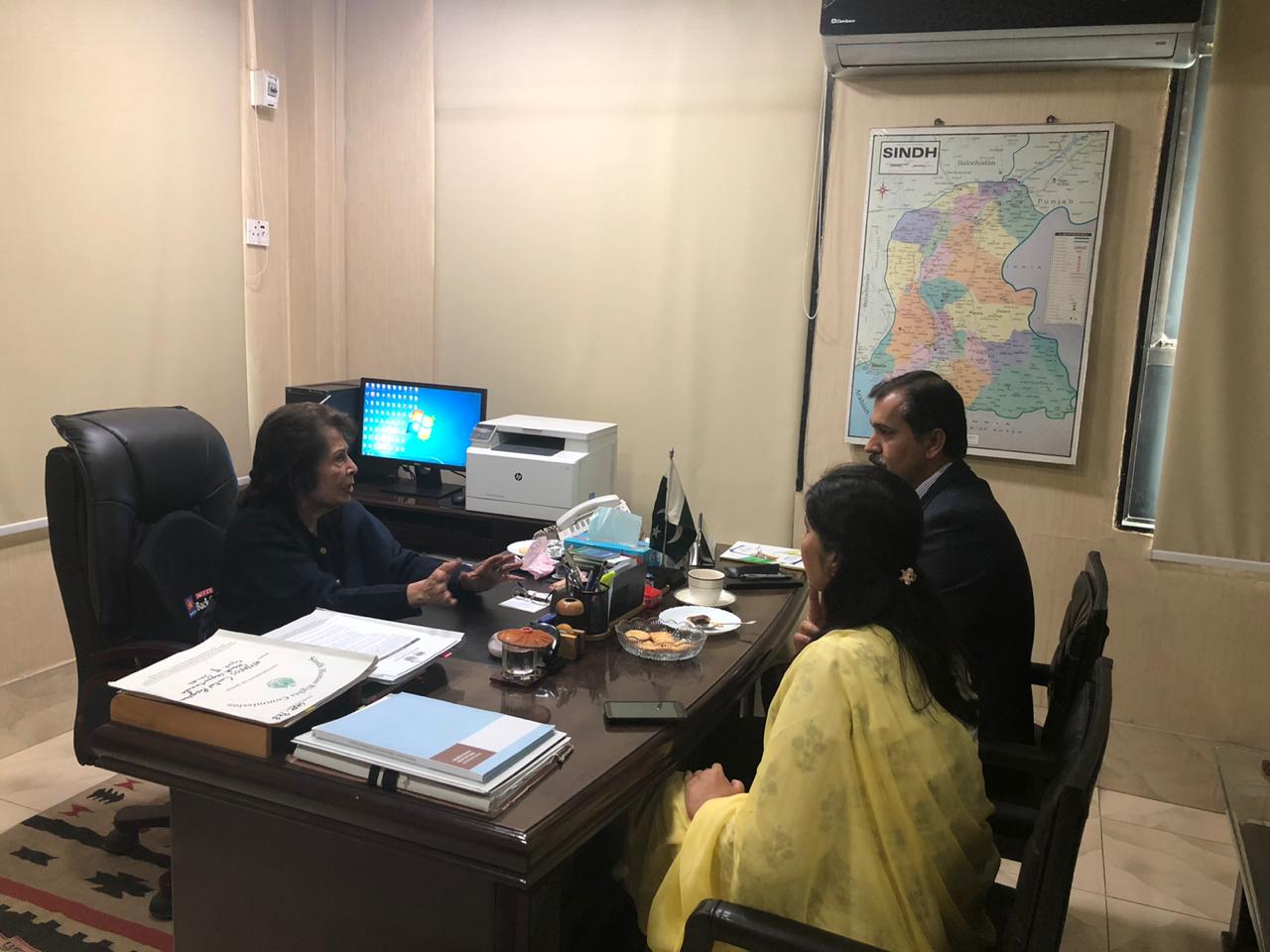 Meeting with Mr. Nisar Ahmed Nizamani