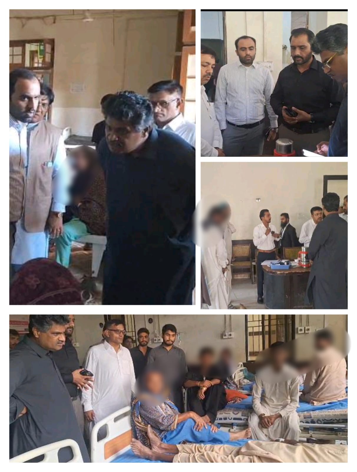 Chairperson & Member (SHRC) conducted an inspection at RBUT Civil Hospital Shikarpur.