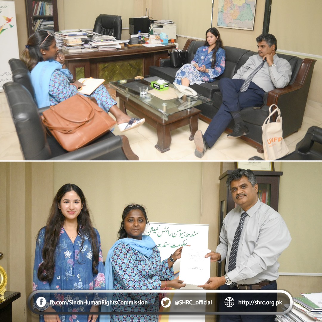 Chairperson (SHRC) convened a meeting with Ms. Renuka from the United Nations Population Fund (UNFPA)