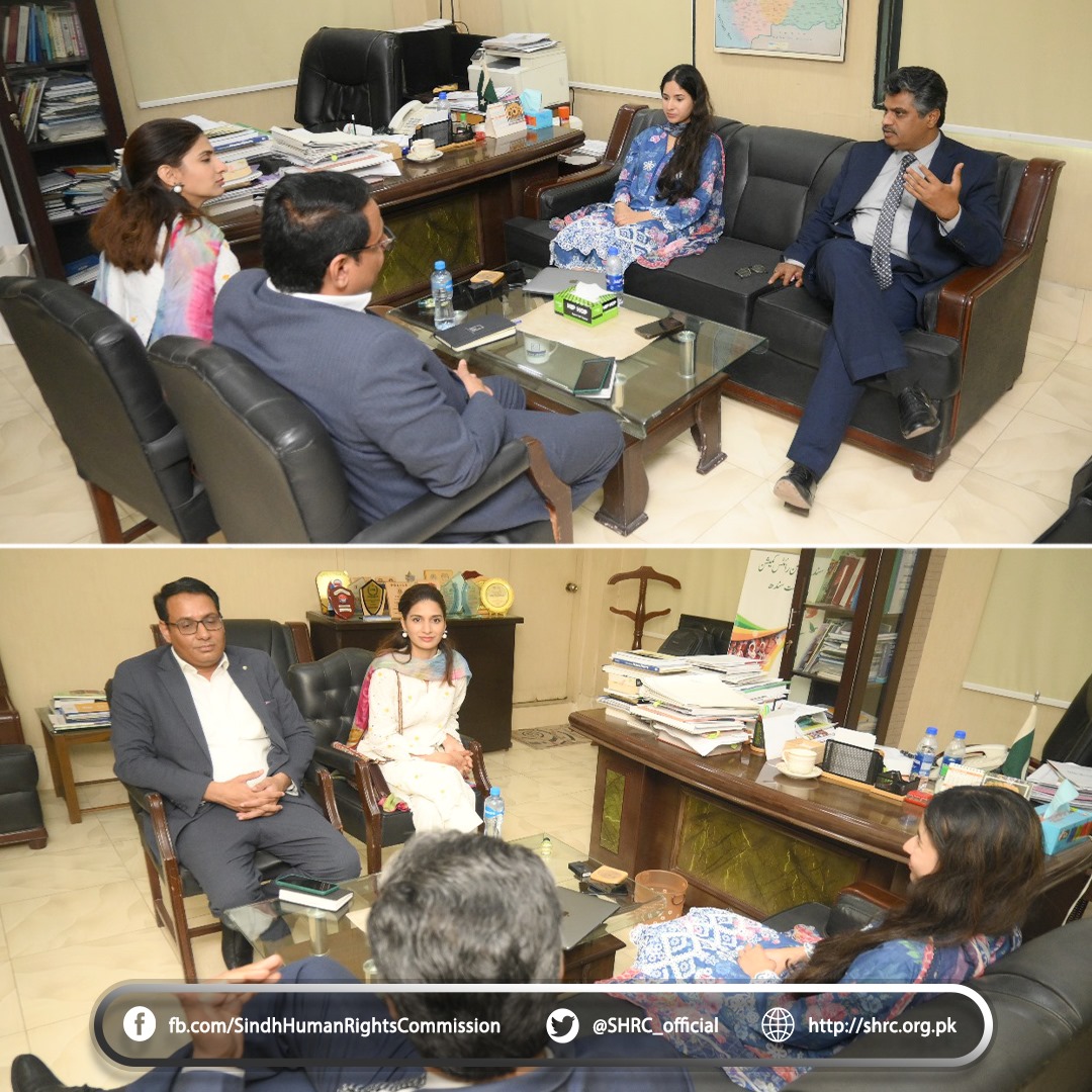 Chairperson (SHRC) convened a meeting with members of the National Commission on the Rights of the Child (NCRC) in Pakistan.