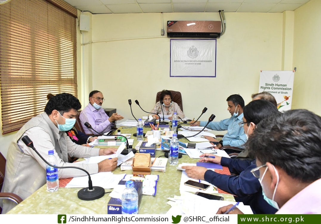 The Sindh Human Rights Commission conducted consultation meeting regarding reviews of Laws
