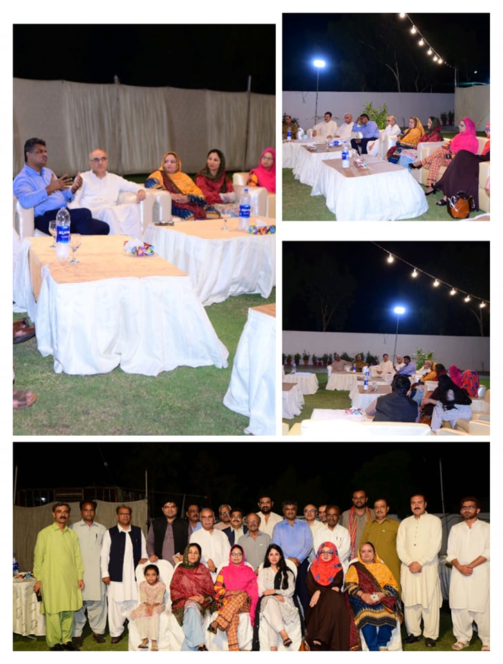 A dinner was organized by civil society, media, lawyers, and other individuals to pay tribute to Chairperson Iqbal Ahmad Detho, SHRC.