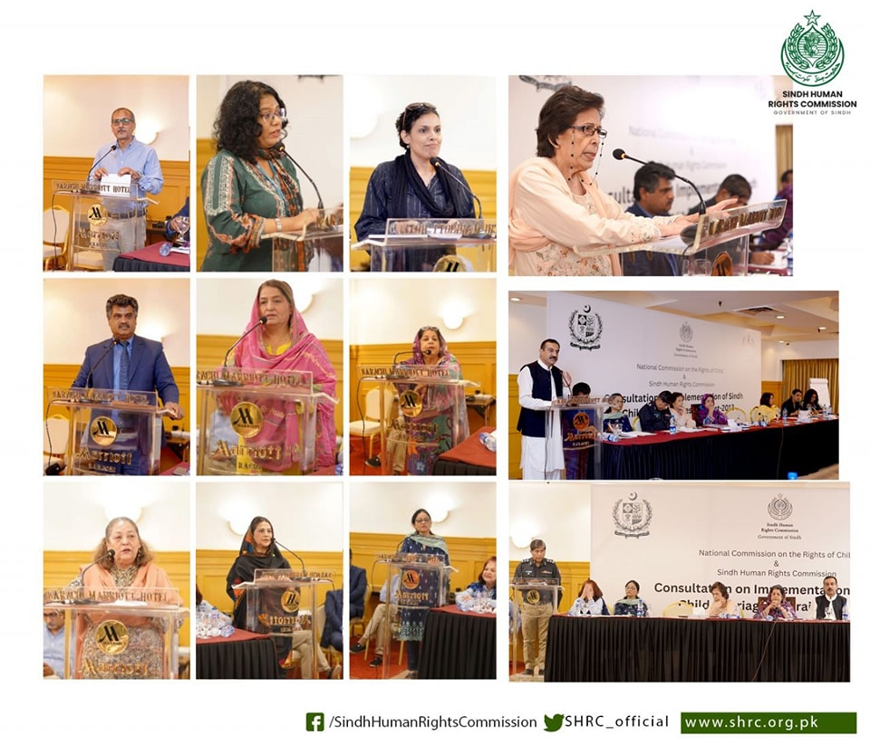 Consultation on Implementation of Sindh Child Marriage Restraint Act 2013