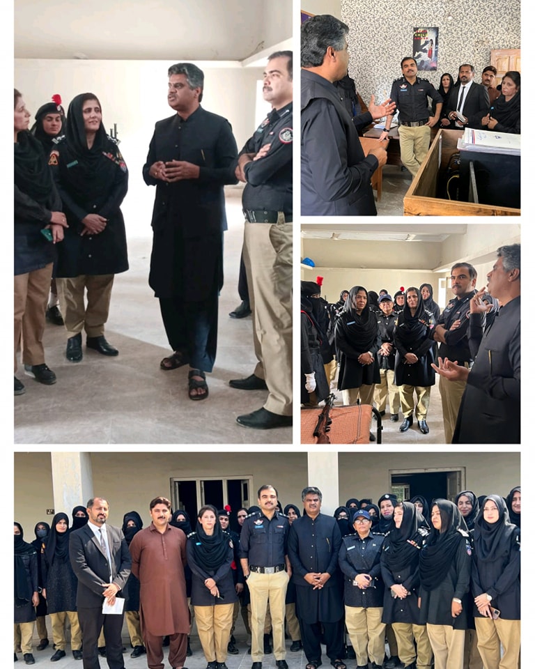Chairperson (SHRC) visited the Women Police Station in Khairpur Mir's.