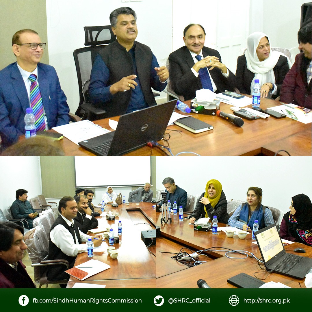 The Sindh Human Rights Commission convened a meeting with the Regional Election Commissioner Sukkur