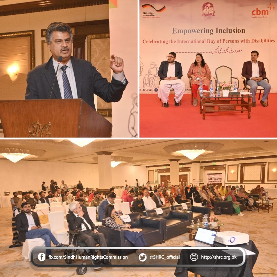 Iqbal Detho Speaks at 'Empowering Inclusion' for Disability Rights