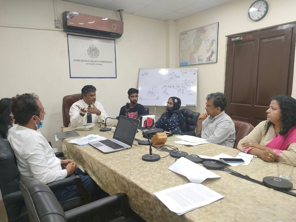 The Chairperson (SHRC) held a meeting with Mr. Arshad Gill, Senior Development Officer at Global Affairs Canada (GAC),