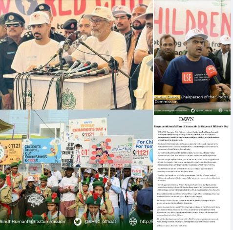 Chairperson (SHRC) participated in awareness walk marking the essence of World Children's Day