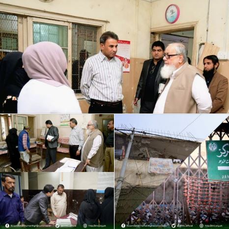 Justice (R) Arshad Noor Khan, MJ (SHRC) visited the Rural Health Center Sher Shah, Karachi.