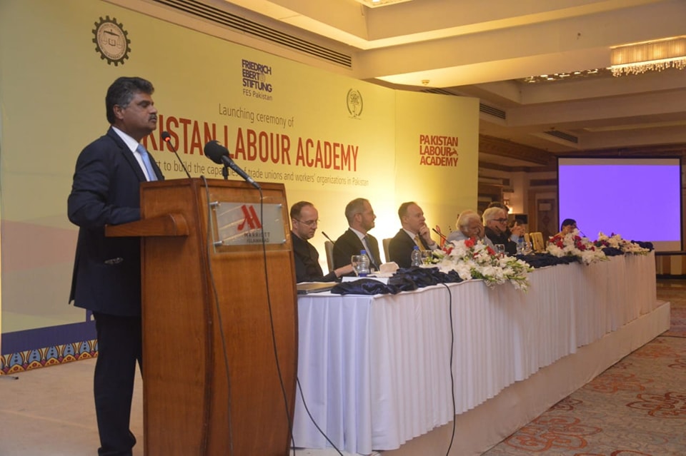 Chairperson (SHRC) delivered an inspiring speech at the 'Launching Ceremony of The Pakistan Labor Academy.